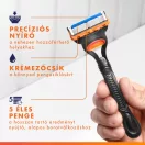 Gillette ProGlide Férfi Borotvabetétek, 12 Borotvabetétek, 5 Penge, Precíziós Nyíró