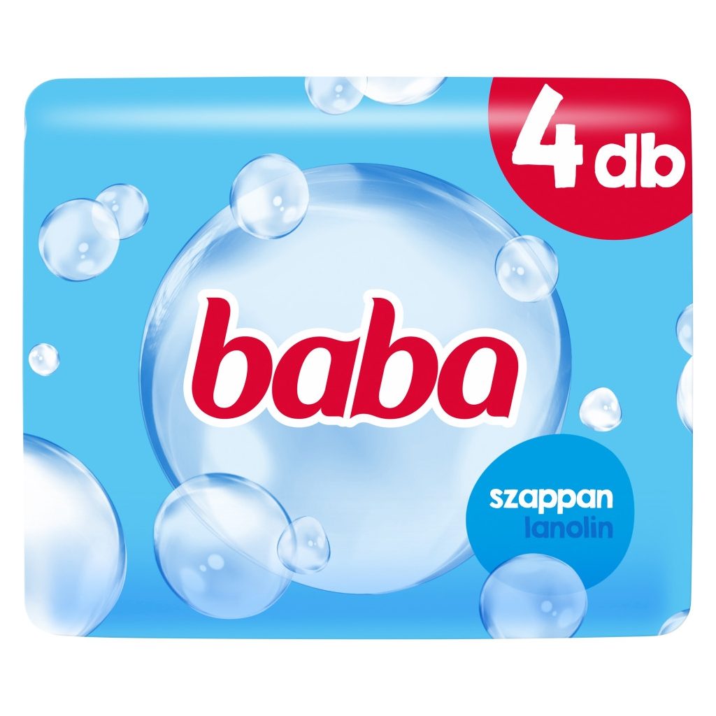 Baba lanolinos szappan 4x90 g