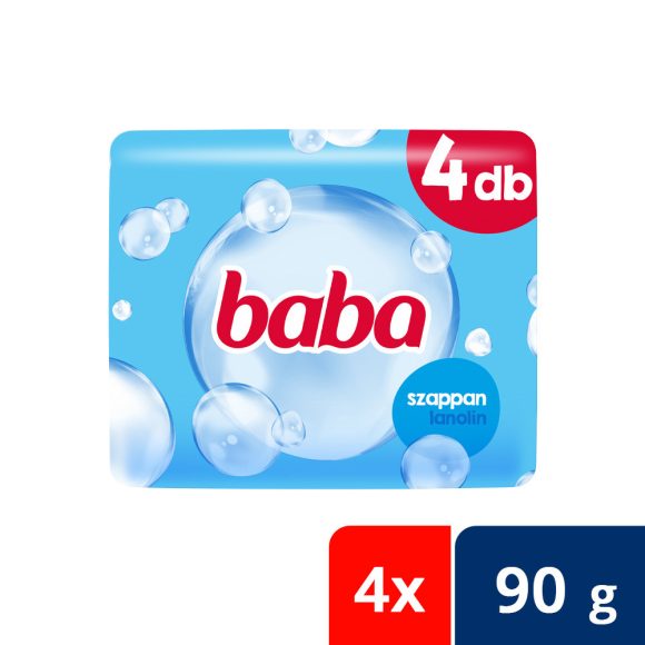 Baba lanolinos szappan 4x90 g