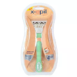   X-Epil Silky Smooth 4 cserélhető fejes női borotva 4 pengés (1 db)