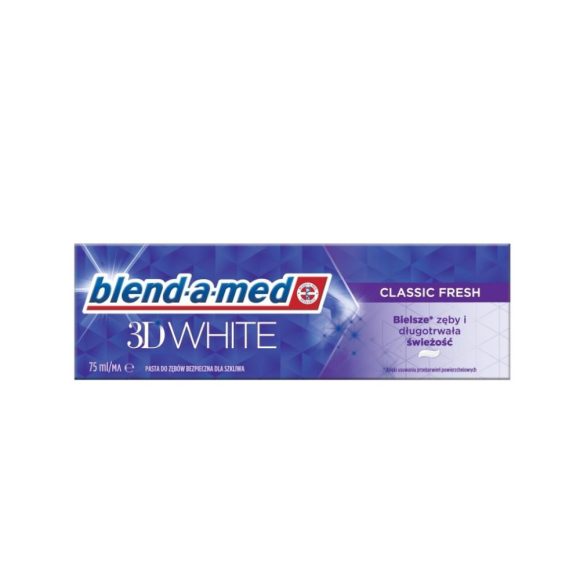 Blend-a-med 3D White Classic Fresh fogkrém 75 ml