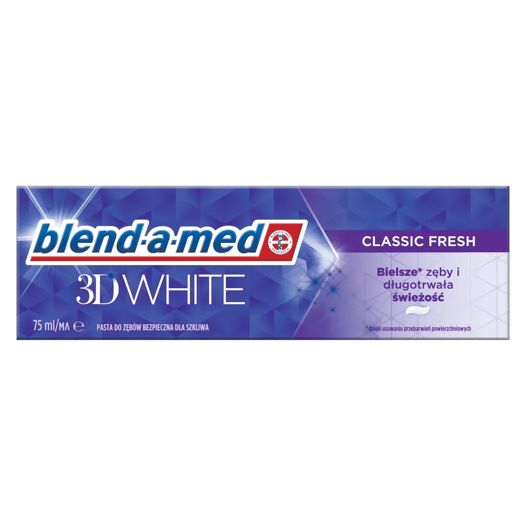 Blend-a-med 3D White Classic Fresh fogkrém 75 ml