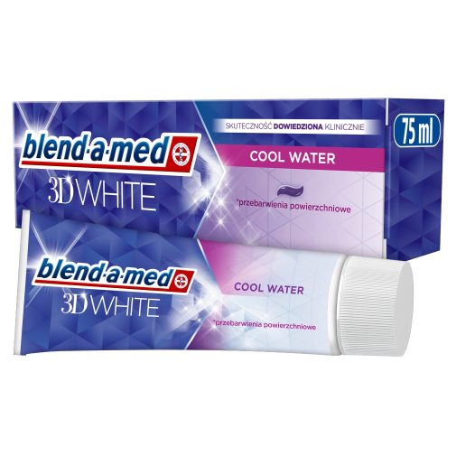 Blend-A-Med Cool Water 3D White fogkrém (75 ml)