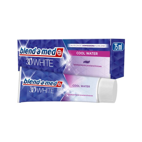 Blend-A-Med Cool Water 3D White fogkrém (75 ml)