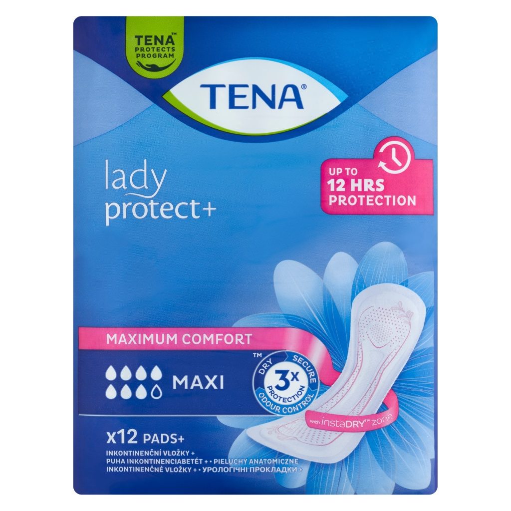 Tena Lady Protect+ maxi inkontinencia betét (12 db)