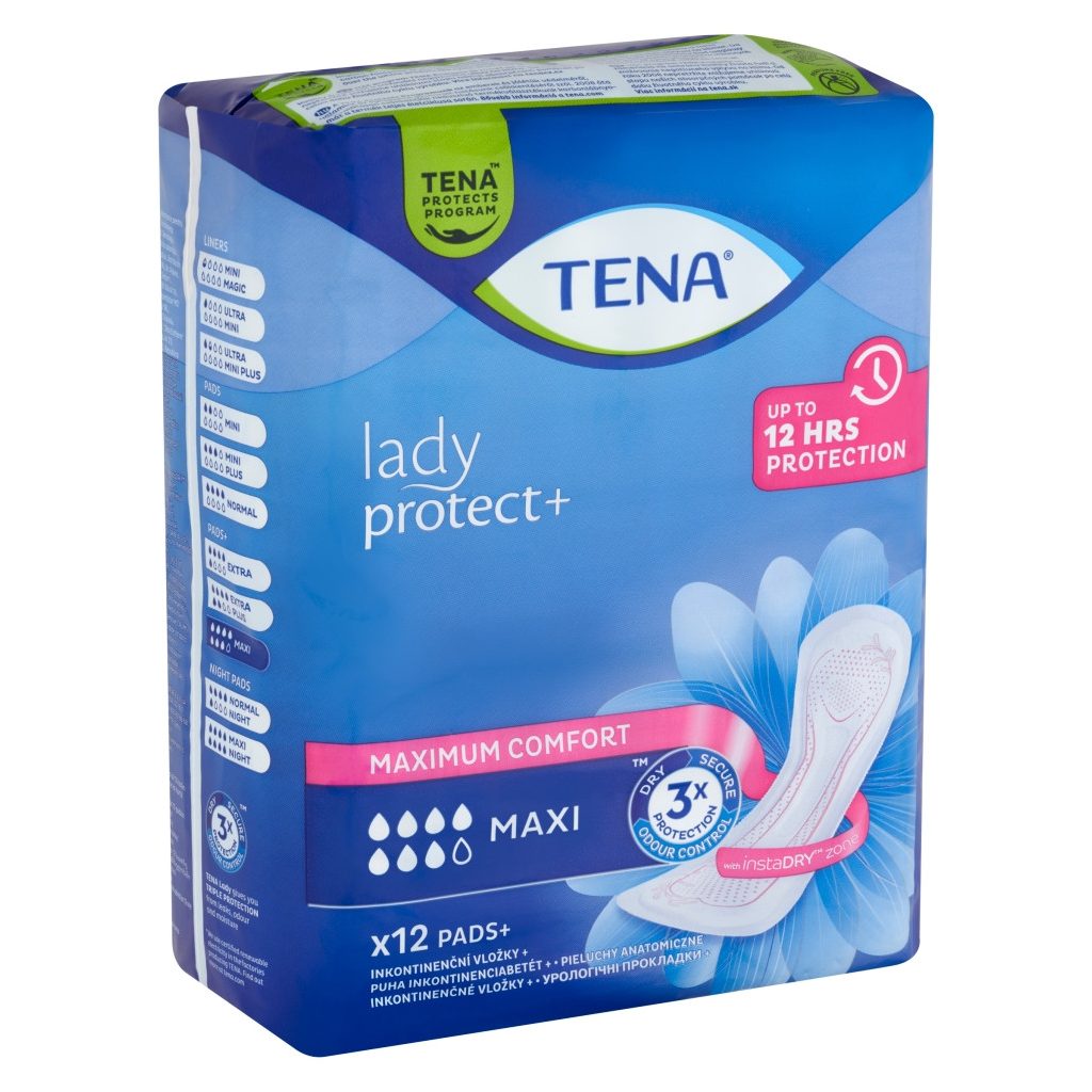 Tena Lady Protect+ maxi inkontinencia betét (12 db)