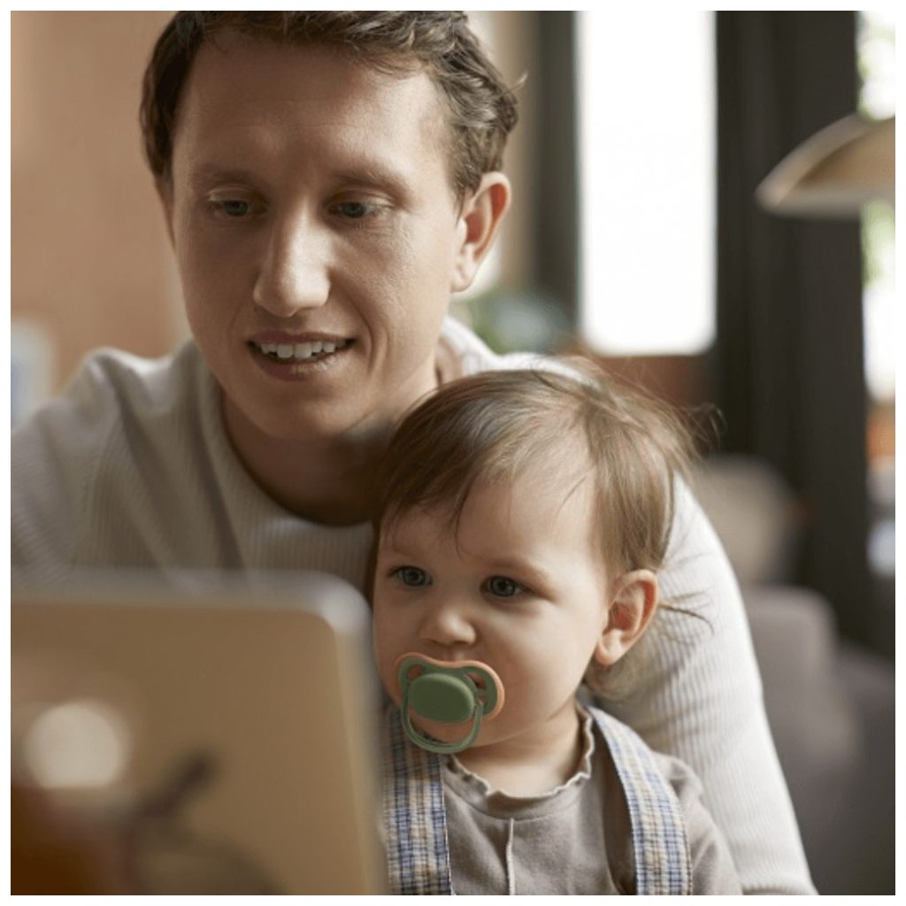 Philips Avent SCF085/20 Ultra air játszócumi neutral 6-18 hó 2db (zöld-szürke)