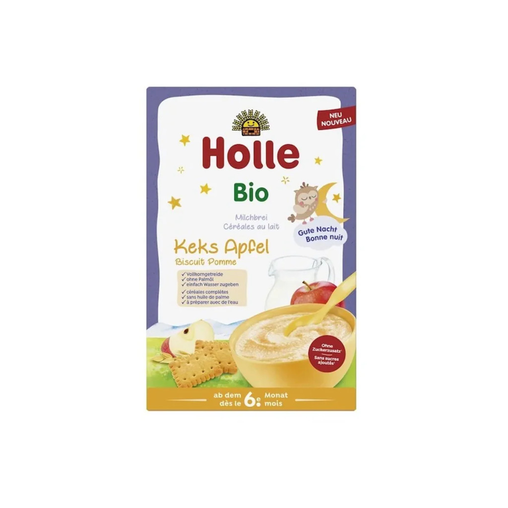 Holle Bio Kekszes és almás tejkása 6 hó (250 g)