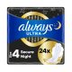 CSOMAGOLÁSSÉRÜLT - Always Ultra Secure Night egészségügyi betét (24 db)