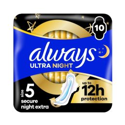   Always Ultra Secure Night Extra egészségügyi betét (10 db)