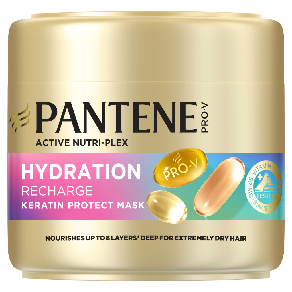 Pantene Pro-V Hydration Recharge Keratin Protect Hajpakolás (300 ml)