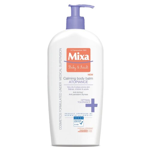 Mixa Panthenol Comfort bőrnyugtató testápoló nagyon érzékeny bőrre (400 ml)