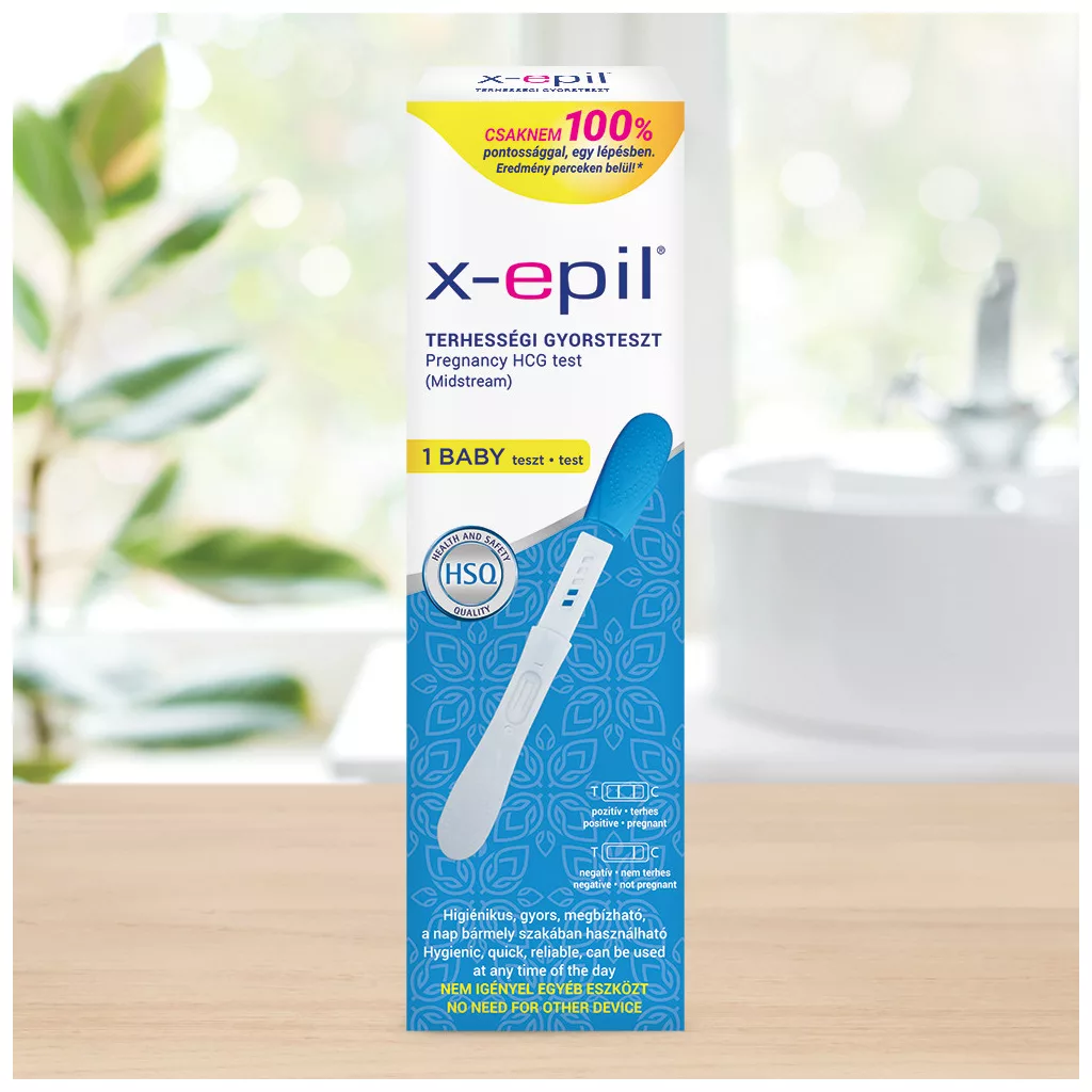 X-Epil Terhességi gyorsteszt pen - exkluzív (1 db)