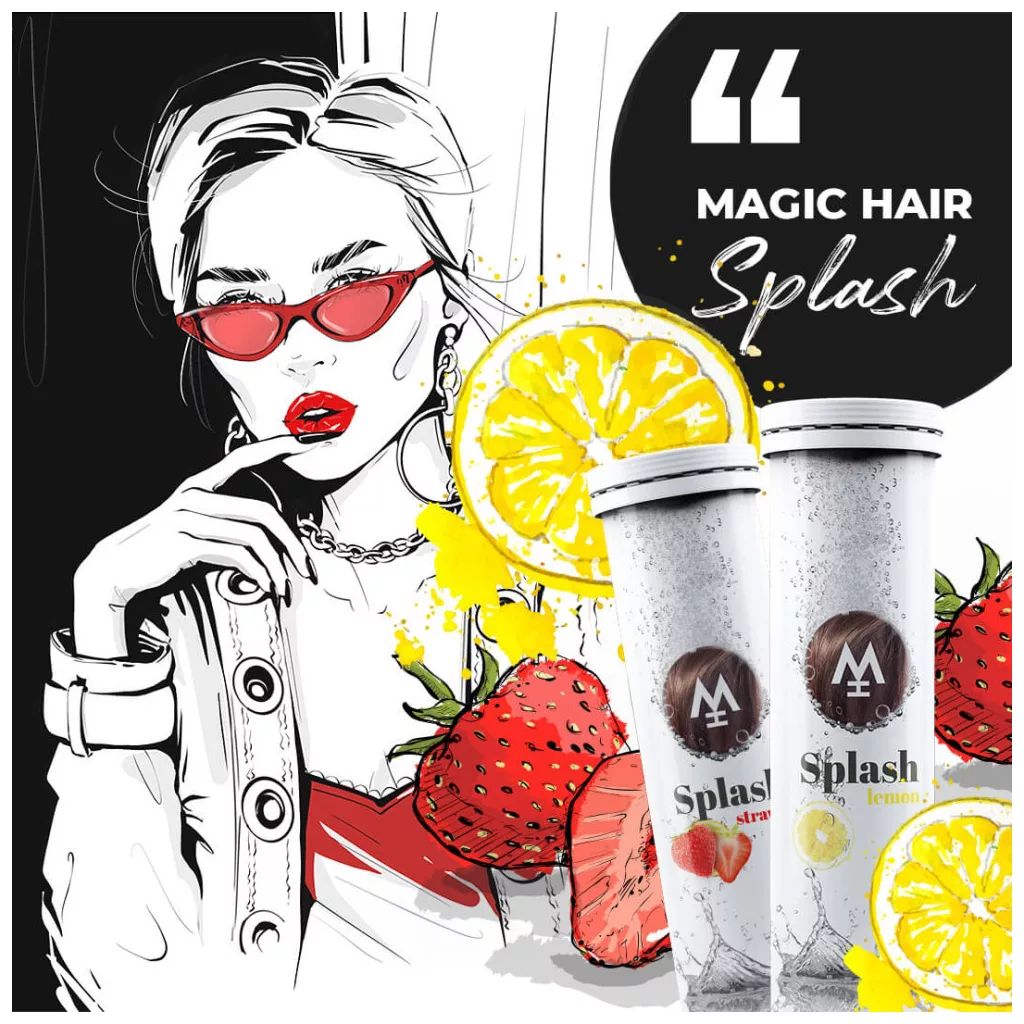 Magic Hair Splash Epres pezsgőtabletta (20 db)