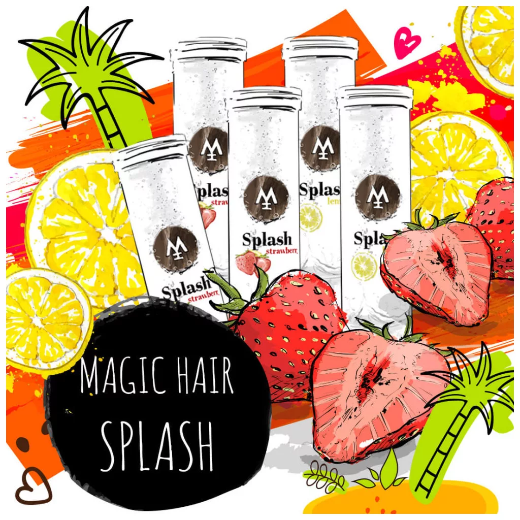 Magic Hair Splash Epres pezsgőtabletta (20 db)