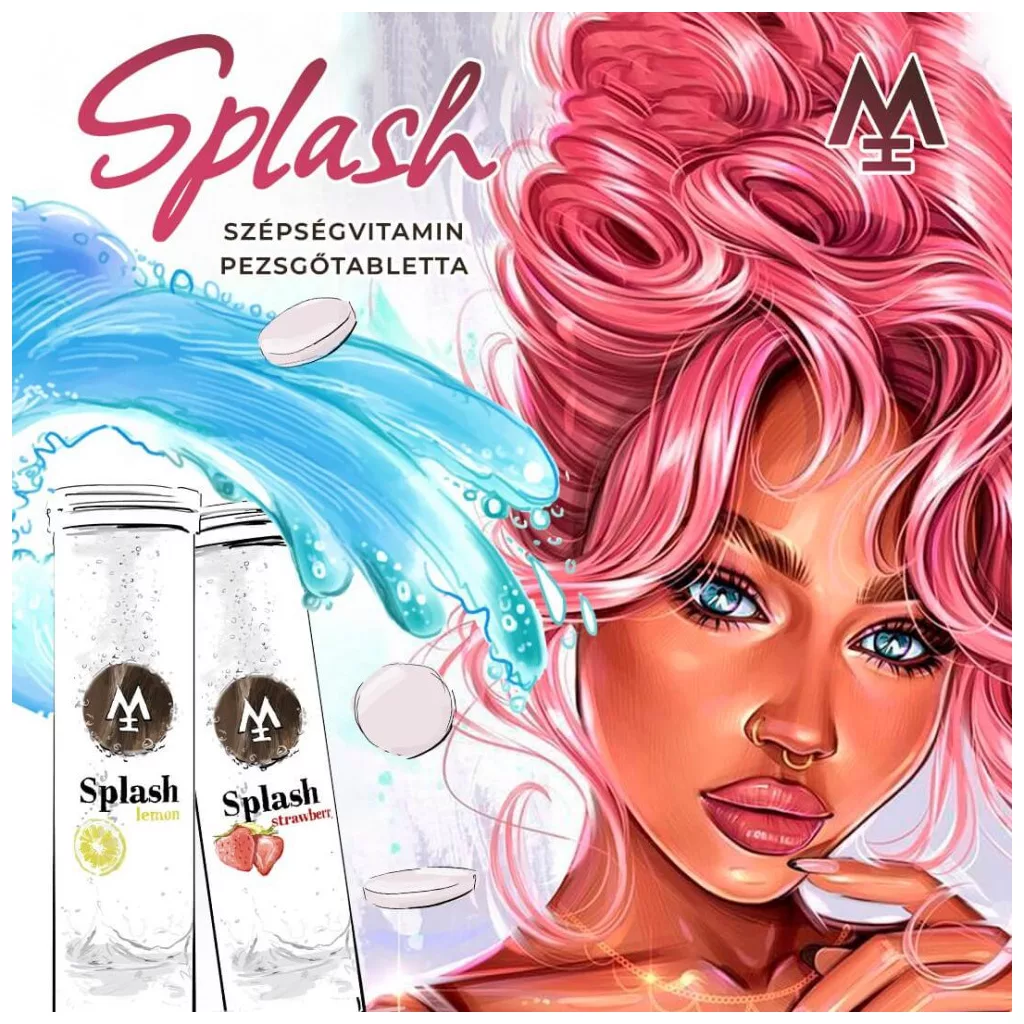 Magic Hair Splash Epres pezsgőtabletta (20 db)