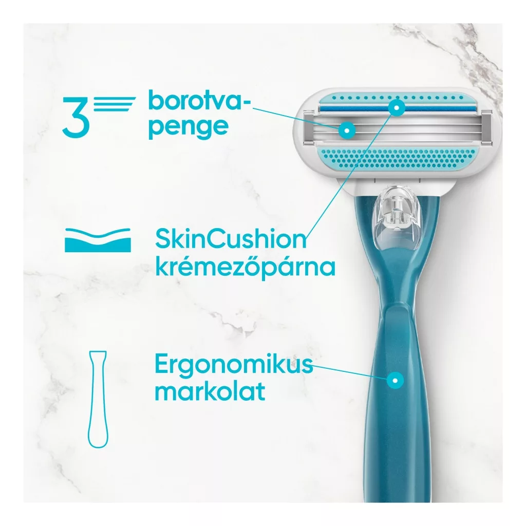 Gillette Venus Smooth Borotvabetét Női Borotvához (16 db)