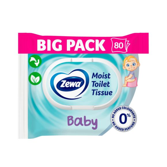 Zewa Baby nedves toalettpapír (80 db)