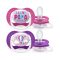 Philips AVENT SCF080/04 Ultra air játszócumi Text 6-18hó, lányos (2 db)
