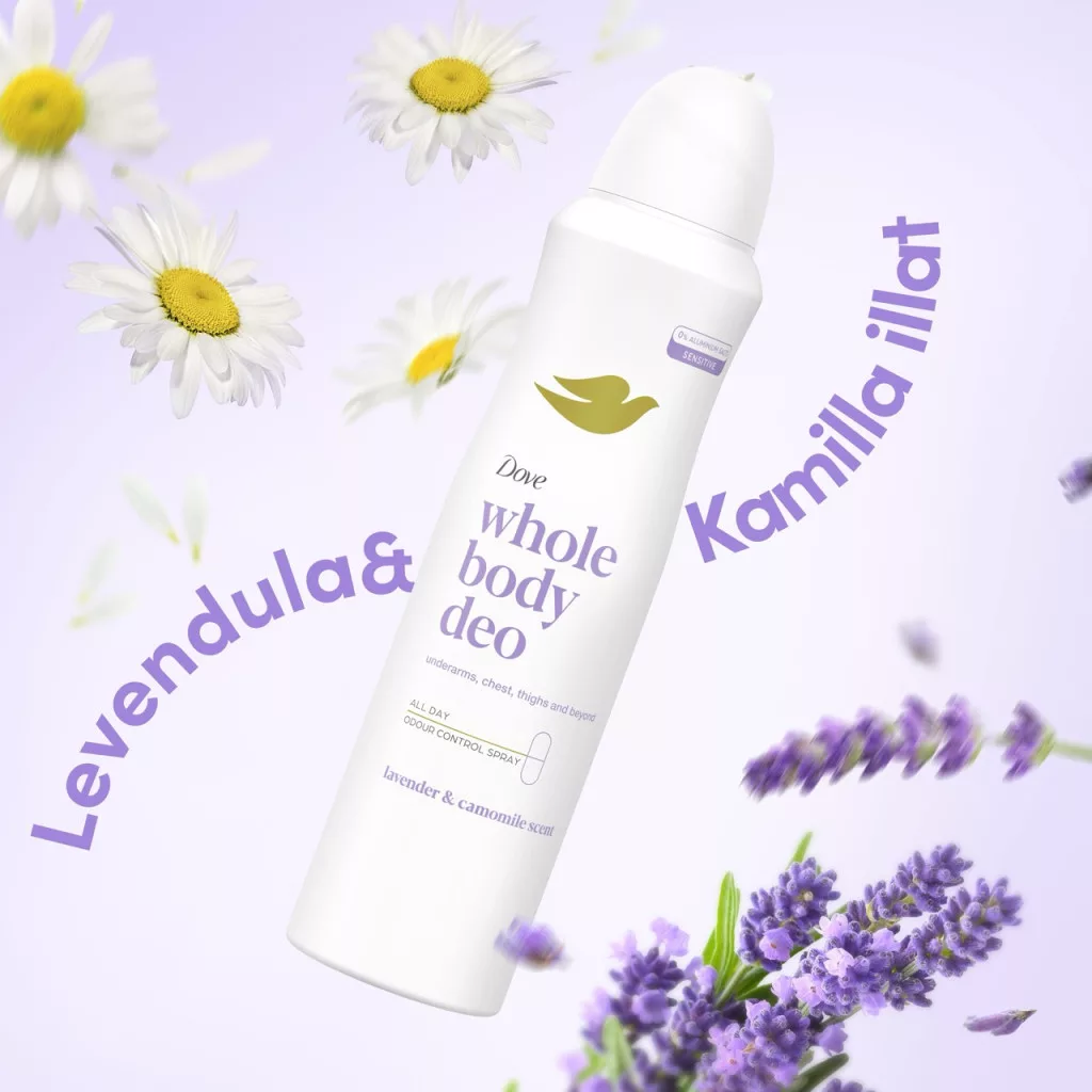 Dove Whole Body Lavender & Chamomile dezodor (150 ml)