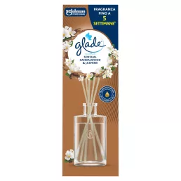   Glade Reed Diffuser Sensual Sandalwood & Jasmine fapálcás illatosító (50 ml)
