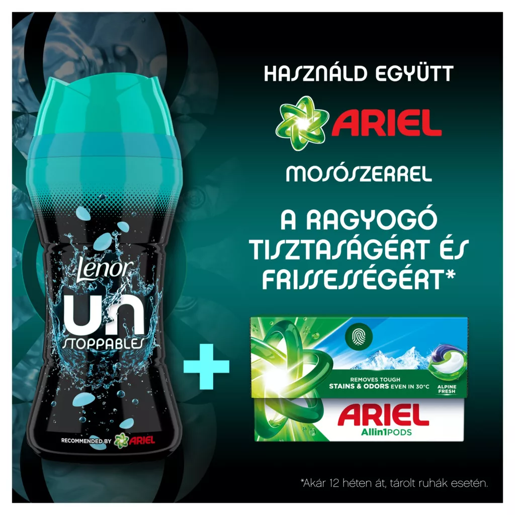 Lenor Unstoppables Fresh illatgyöngy 735 g (60 mosás)