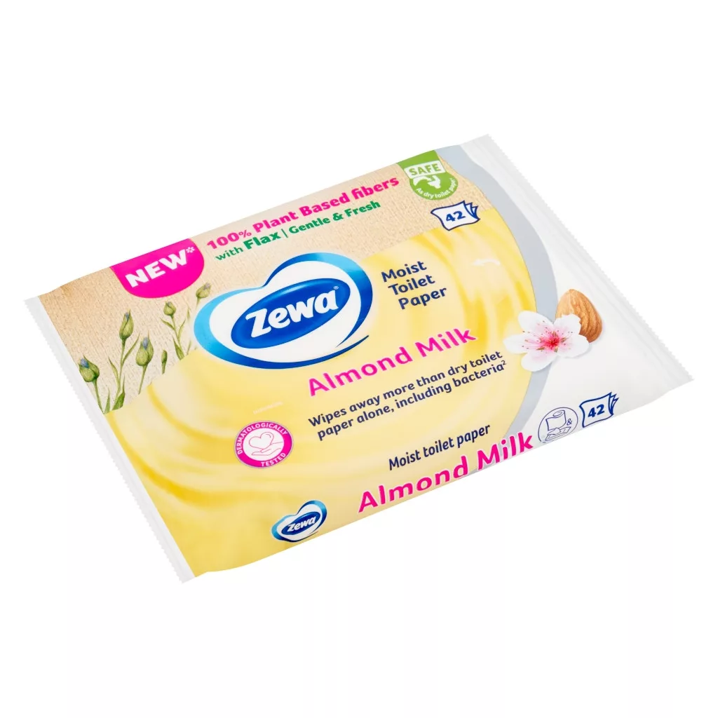 Zewa Almond Milk nedves toalettpapír (42 db)
