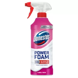   Domestos Power Foam WC és fürdőszoba tisztító hab, Floral Fresh (435 ml)