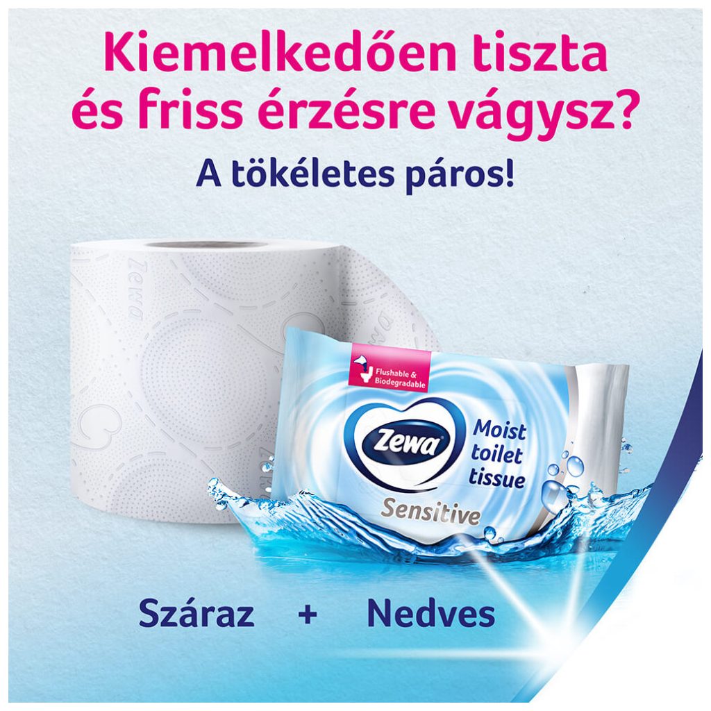 Zewa Kids nedves toalettpapír (8x42 db)