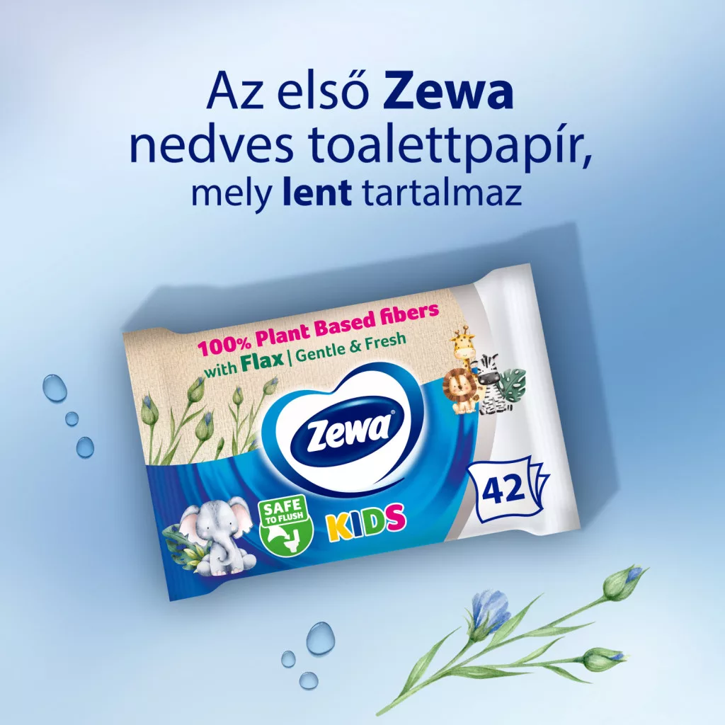 Zewa Kids nedves toalettpapír (42 db)