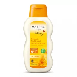   Weleda Bio körömvirágos illatanyagmentes natúr babaápoló olaj (200 ml)