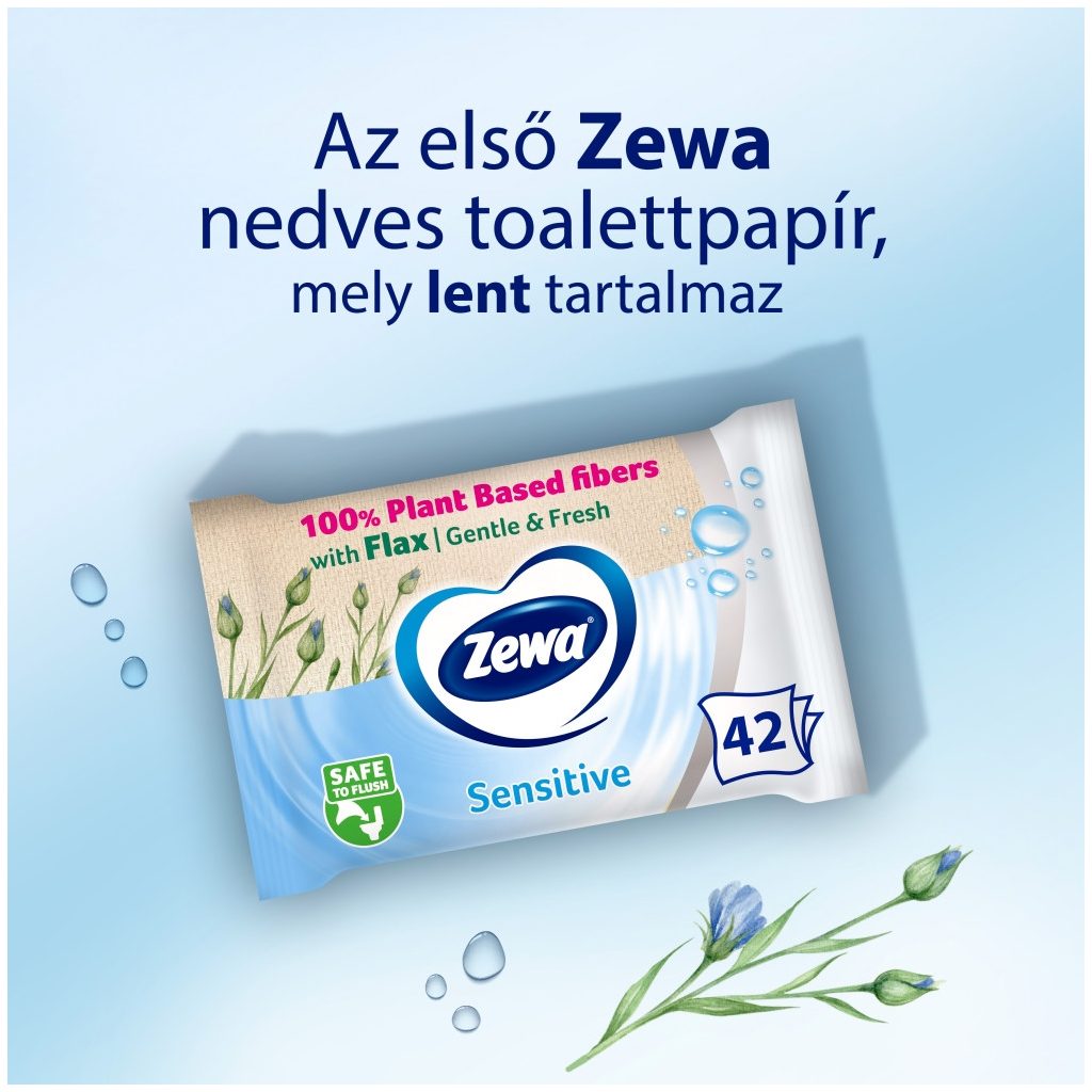 Zewa Sensitive nedves toalettpapír (42 db)