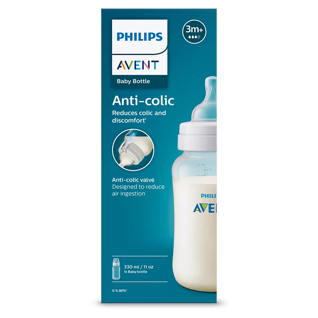 Philips Avent SCY106/01 Cumisüveg  Anti-colic 330ml 3hó+