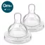 Philips Avent SCY761/02 Etetőcumi Anti-colic újszülött átfolyás 0hó+ 2 db