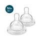 Philips Avent SCY762/02 Etetőcumi Anti-colic lassú átfolyás 1hó+ 2 db