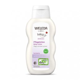   Weleda Bio fehér mályvás natúr baba testápoló érzékeny, ekcémás bőrre (200 ml)