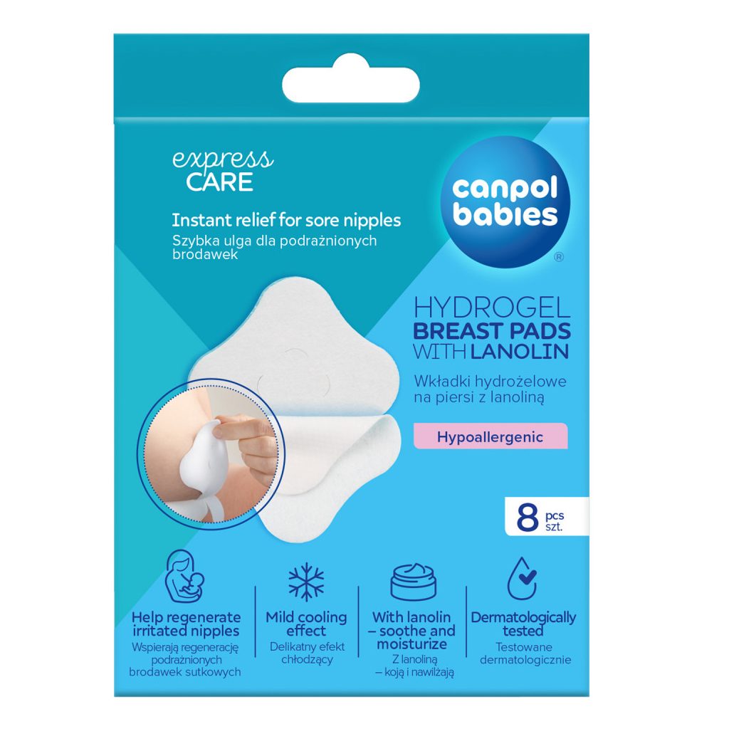Canpol Babies hidrogél mellnyugtató párnák lanolinnal (8 db)