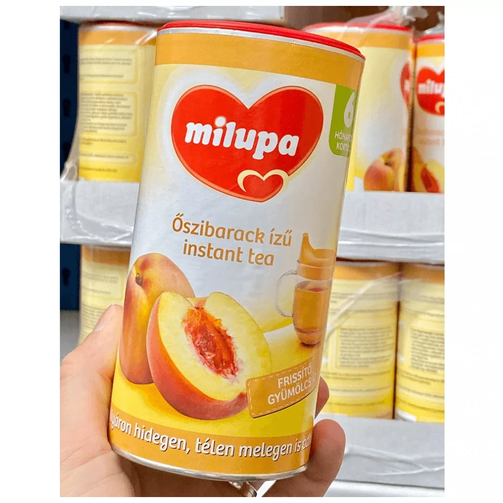 Milupa őszibarack ízű instant tea 6 hó+ (2x200 g)