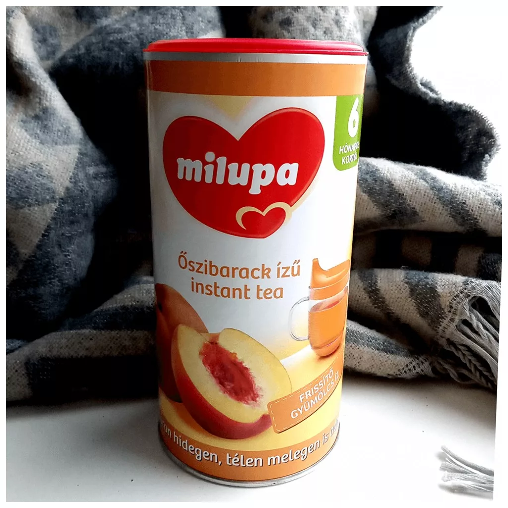 Milupa őszibarack ízű instant tea 6 hó+ (2x200 g)