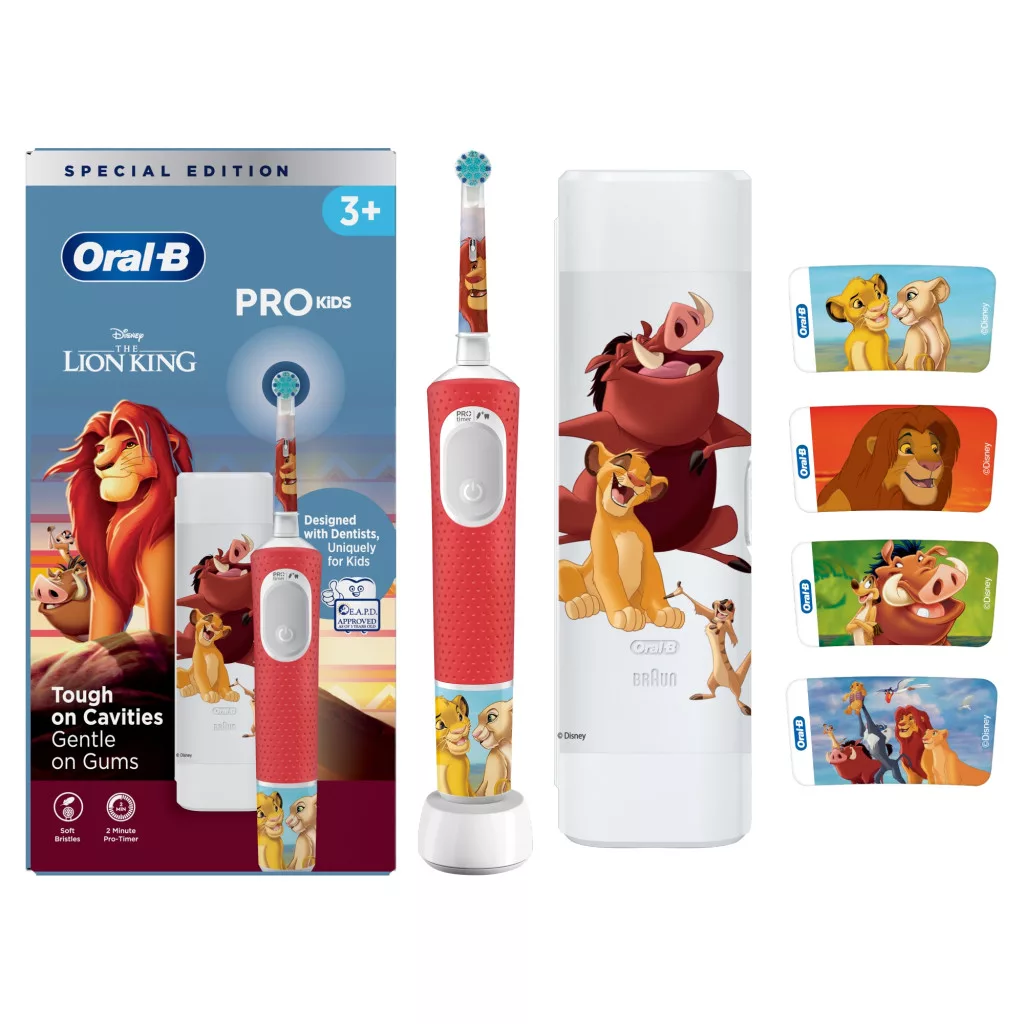 Oral-B Kids Oroszlánkirály elektromos fogkefe gyerekeknek