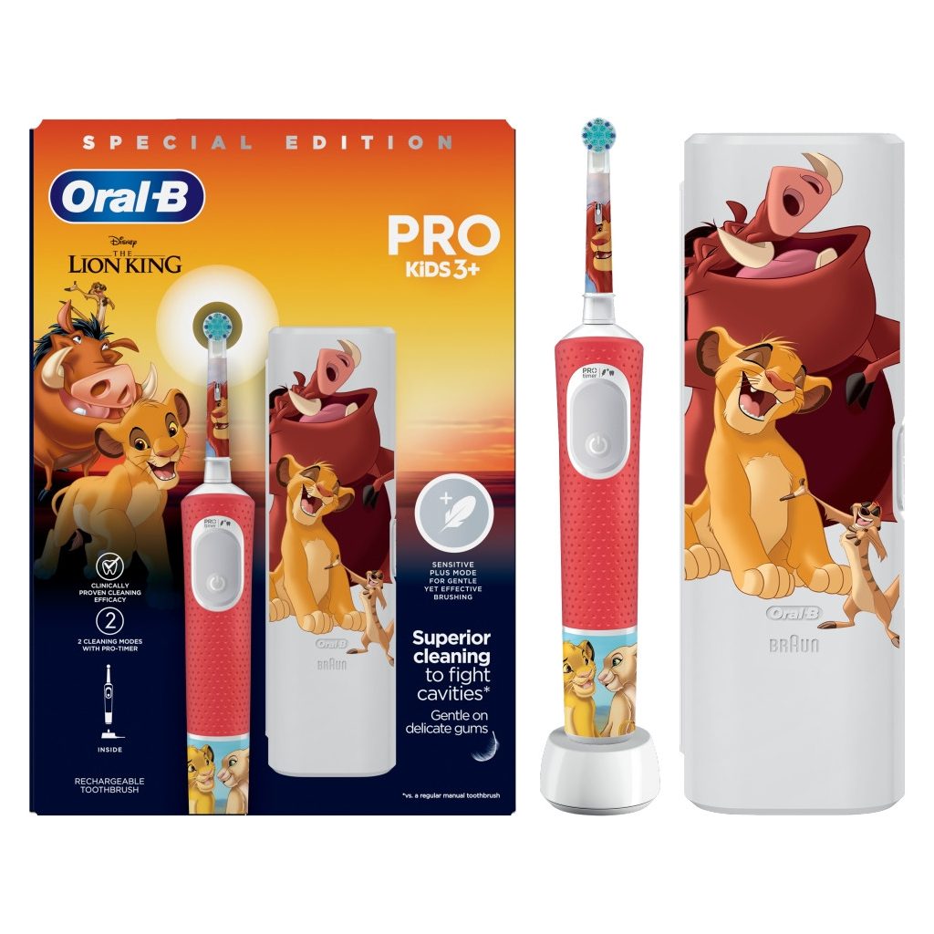 Oral-B Kids Oroszlánkirály elektromos fogkefe gyerekeknek