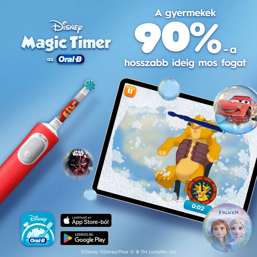Oral-B Kids Oroszlánkirály elektromos fogkefe gyerekeknek
