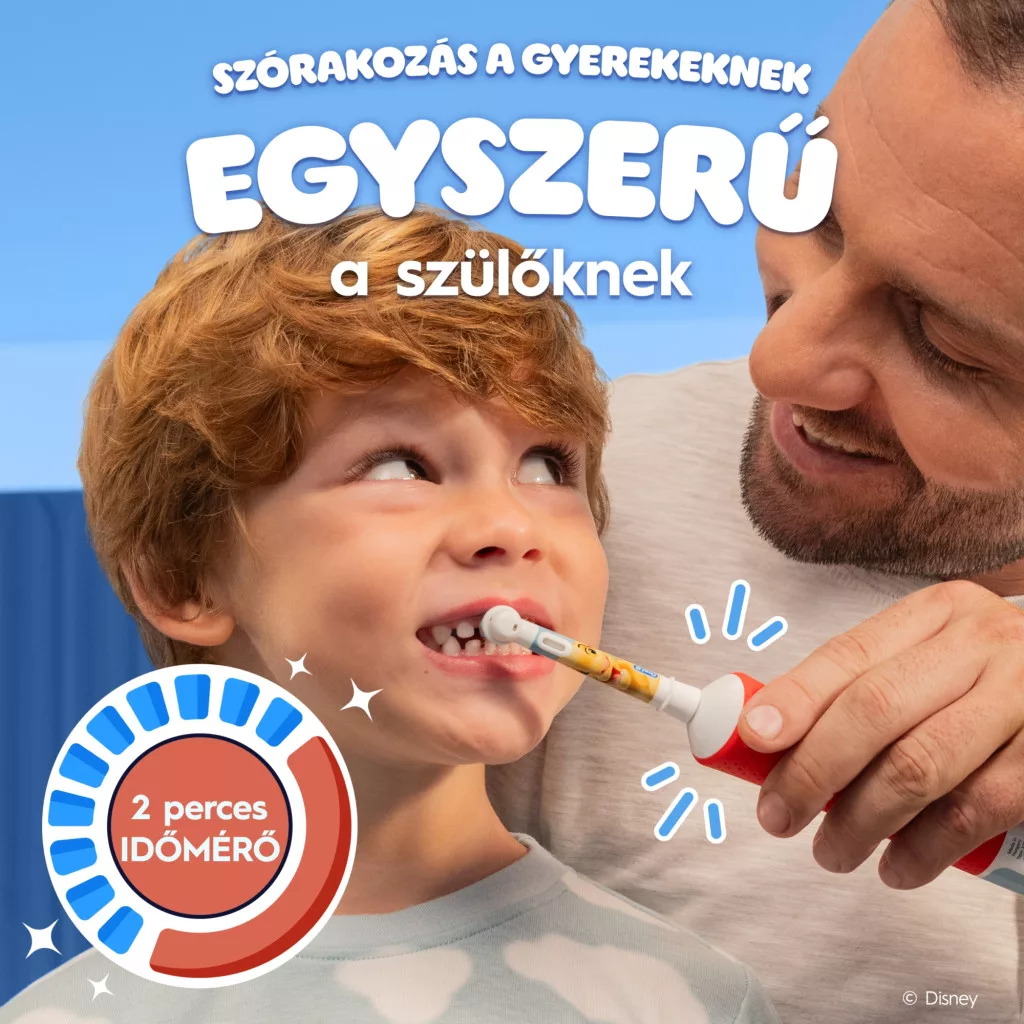 Oral-B Kids Oroszlánkirály elektromos fogkefe gyerekeknek