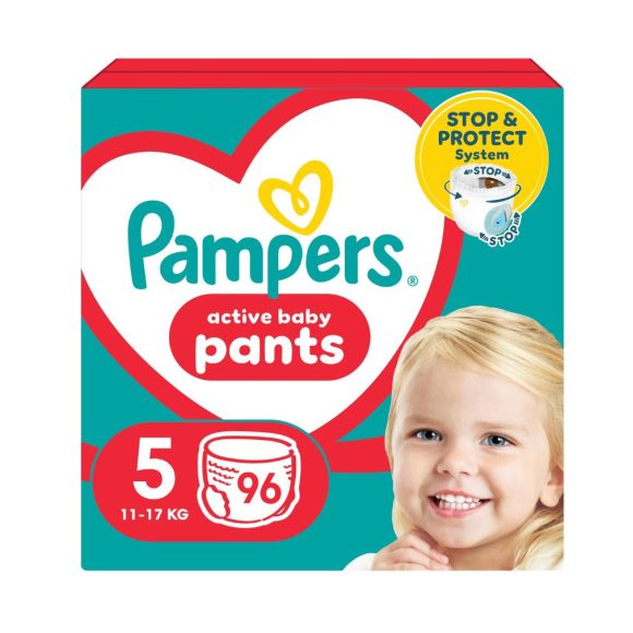 Pampers Pants bugyipelenka, Junior 5, 12-17 kg, 96 db