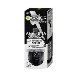   Garnier Pure Active bőrhibák elleni szérum AHA + BHA + aktív szén (30 ml)