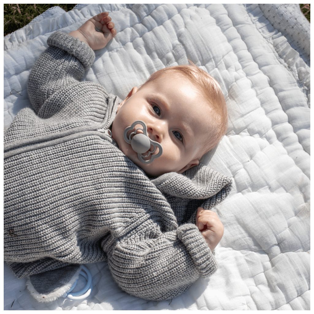 Bibs Supreme cumi 6-36 hó, 2 db (krémfehér-púderrózsaszín)