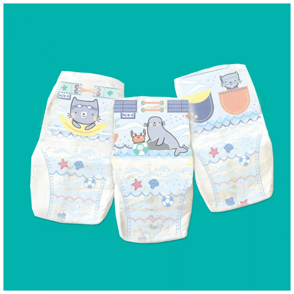 CSOMAGOLÁSSÉRÜLT - Pampers Splashers úszópelenka, méret: 3-4 (6-11 kg), 12 db