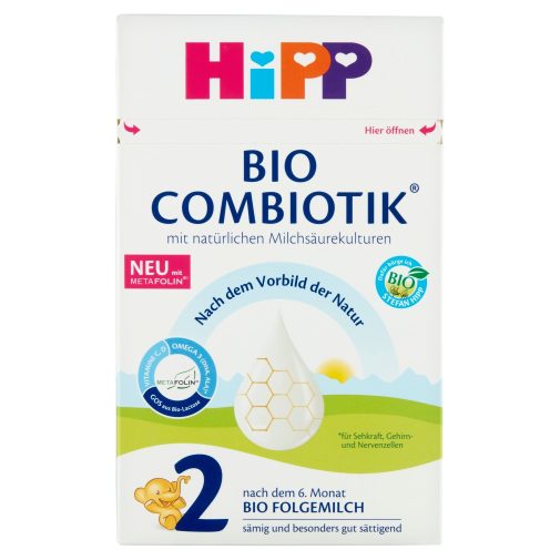 Hipp 2 BIO Combiotik tejalapú, anyatej-kiegészítő tápszer 6 hó+ (600 g)
