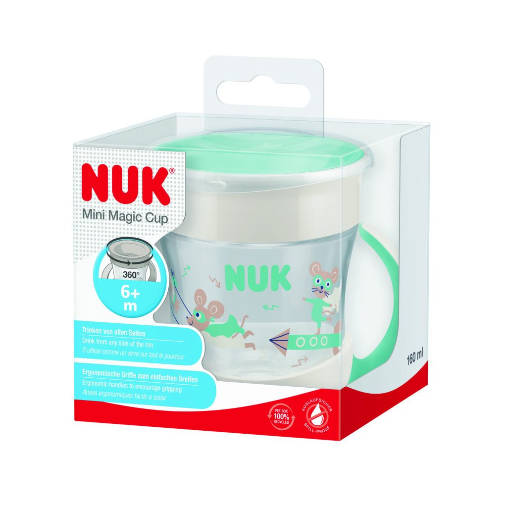NUK Mini Magic Cup tanulópohár 6+ hó 160ml (unisex)