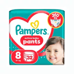 Pampers Active Baby Pants bugyipelenka 8, 17+ kg, 32 db
